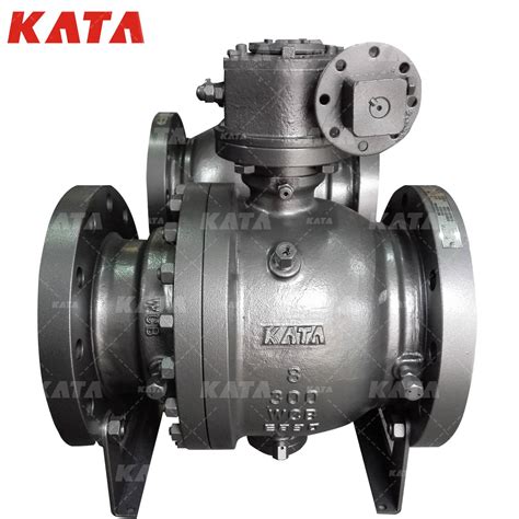 Kata Api D Flanged Wcb Ball Valve Lb Trunnion Mounted China