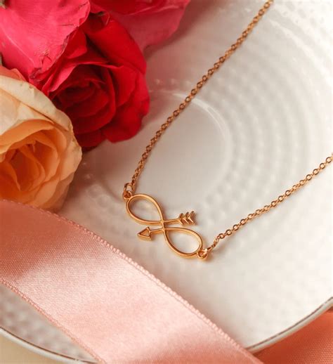 Bond Arrow Infinity Necklace For Girls Infinity Necklace Best Friend