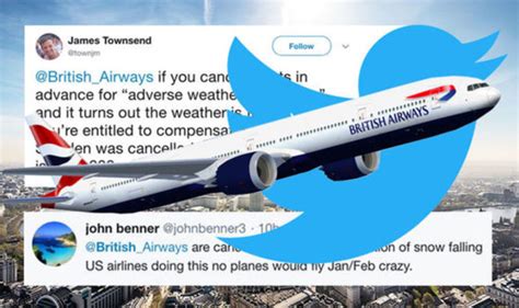 Fury as British Airways cancels flights over snow that did not fall ...