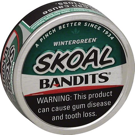 Skoal Bandits Smokeless Tobacco Wintergreen Snuff Yoders Country