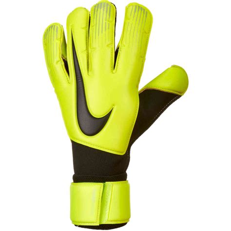 Nike Vapor Grip Goalkeeper Gloves Volt Black Soccer Master