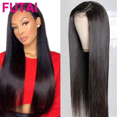 13x4直条真人发头套straight Lace Frontal Wig 许昌假发工厂代发 阿里巴巴