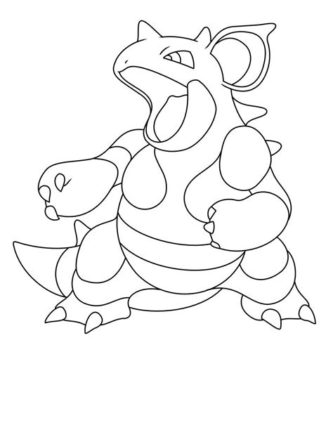 Nidoran Pokemon Coloring Page Free Pokémon Coloring Pages Kleurplaten