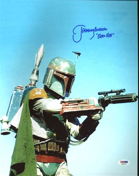 Lot Detail Star Wars Jeremy Bulloch Signed 11 X 14 Photo W Boba