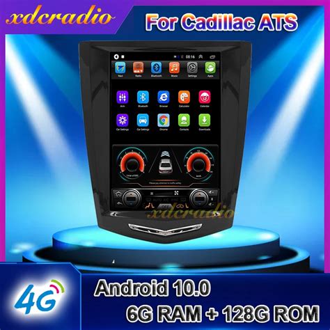 Xdcrrádio Automotivo Android 10 4 10 0 Polegadas Cadillac Ats Atsl