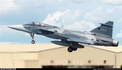 Saab Jas E Gripen Sweden Air Force Misael Ocasio