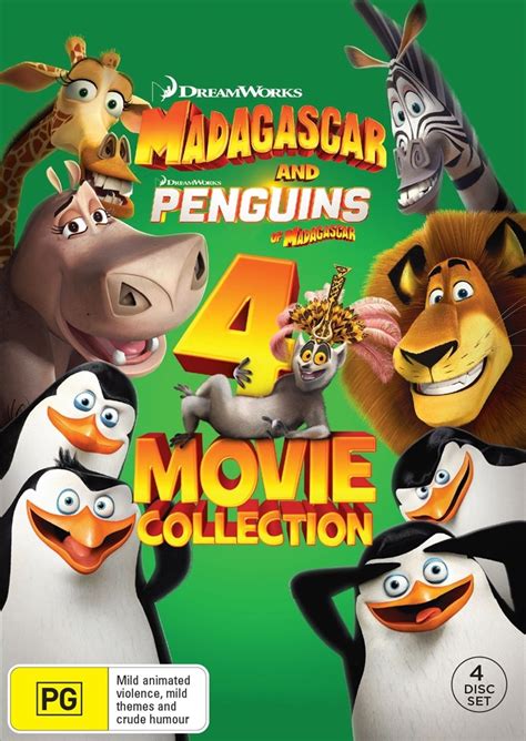 Buy Madagascar 1-3/Penguins Of Madagascar - 4 Movie Collection on DVD ...