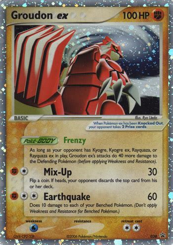 Groudon Ex Nintendo Promo Bulbapedia The Community Driven