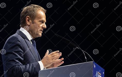 Donald Tusk during EPP Congress in Zagreb Editorial Stock Photo - Image ...