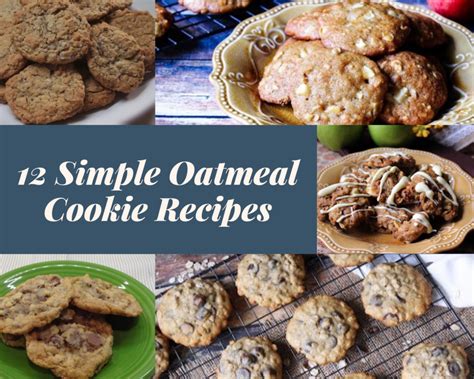 12 Simple Oatmeal Cookie Recipes Just A Pinch