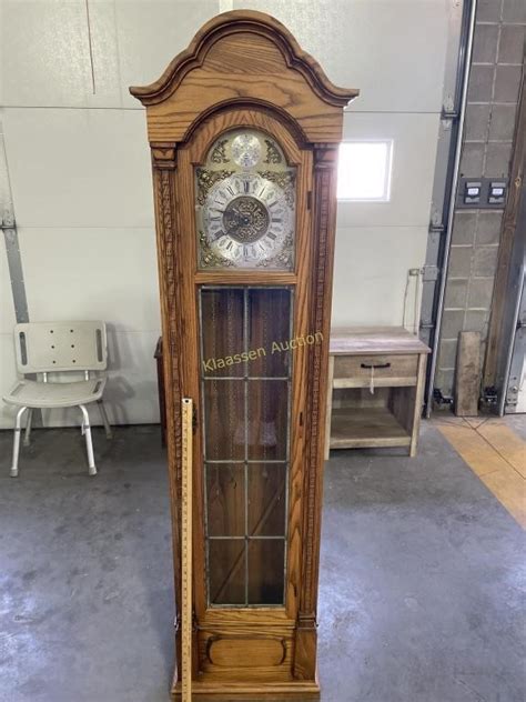 Colonial Grandfather Clock In Great Condition Live And Online