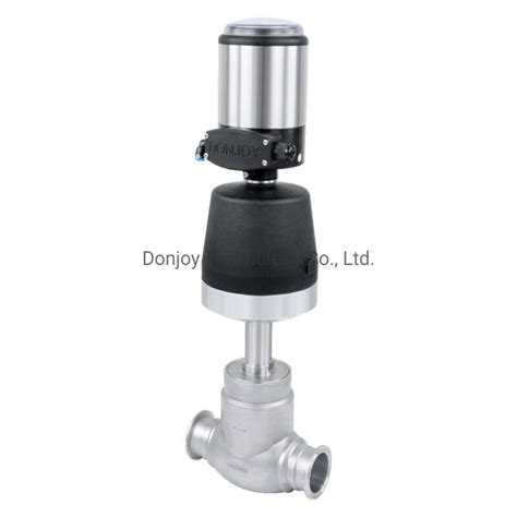 Donjoy Stainless Steel Hygienic Pneumatic Globe Valve With Positioner