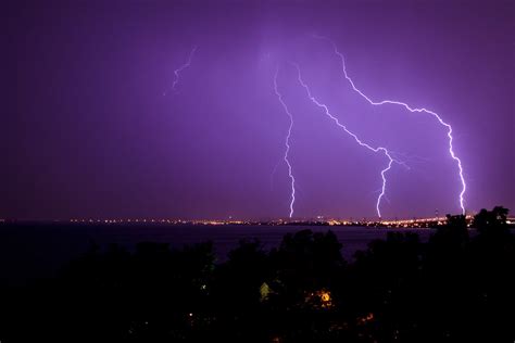 Lightning Crazy Storm Last Night Tornado Warnings In Our … Flickr