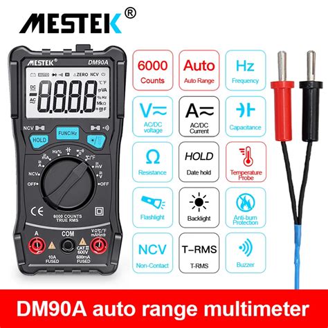 Mestek Dm A Mini Multimeters Digital Multimeter Auto Range Tester