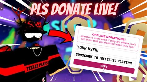 🔴live Pls Donate🔴donating Viewers And Raising Robuxgoal255m💵🤑