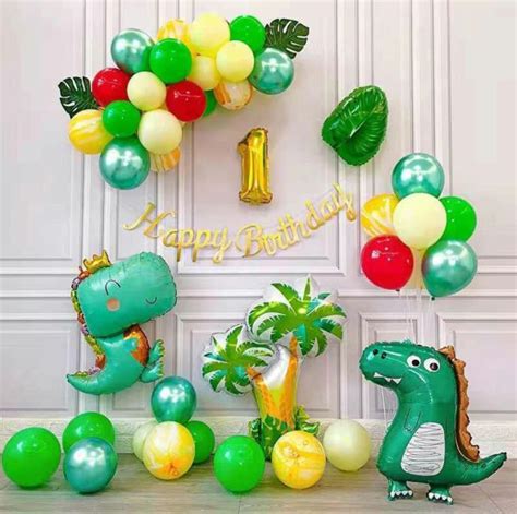 【Ready stock】Big Dinosaur Balloons for Birthday Party - Baby Dinosaur Balloon for Dinosaur Party ...