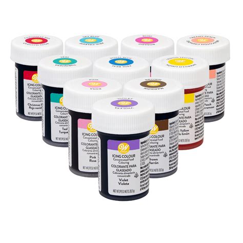 Wilton Icing Colouring Wilton Food Colour Edible Gel Colourings