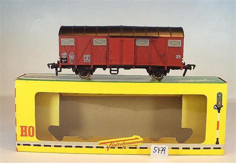 Fleischmann H0 1470 gedeckter Güterwagen Gmhs 53 2 achsig der DB OVP