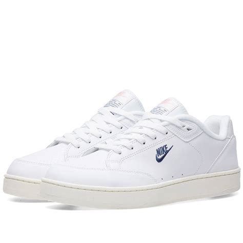 Nike Grandstand II White Navy Sail END GB