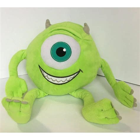 Wed Pixar Monsters Inc Mike Wazowski Plush Stuffed Toy 13” One Eyed Soft New