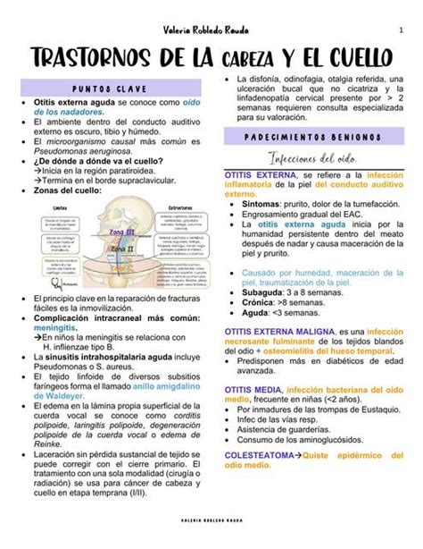 Trastornos De La Cabeza Y El Cuello Valrauda UDocz