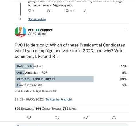 apc page deactivates  account  failing   voting poll