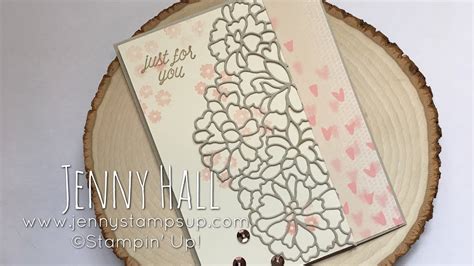 So Detailed Thinlits Dies Card Using Stampin Up Products With Jenny