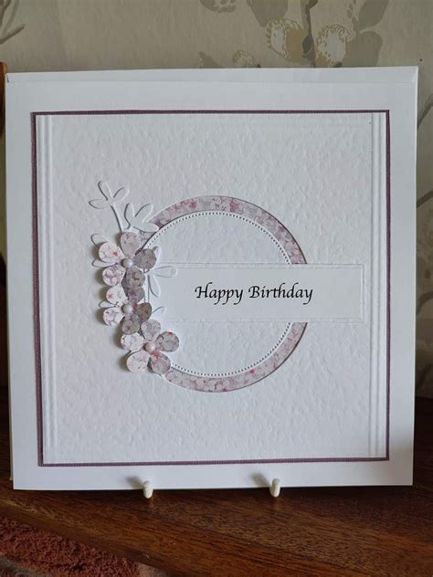 Pin By Julie Friese On Cards Embossed Cards Homemade Birthday Cards