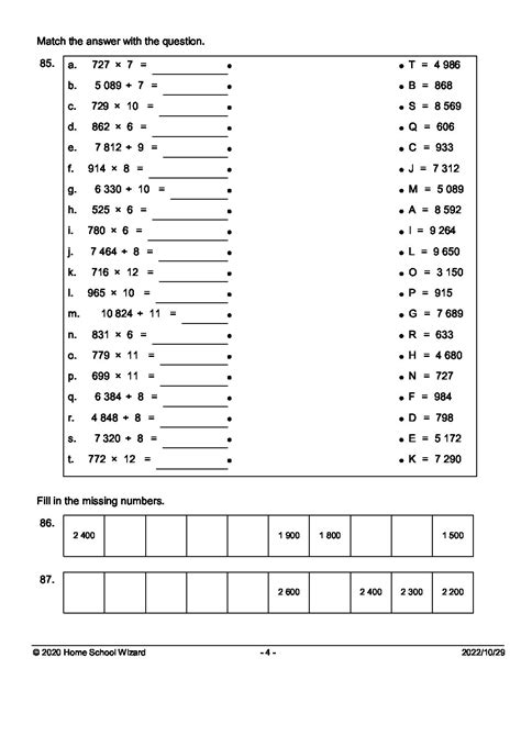 Grade 6 Mathematics Term 4 Revision Paper 7 Qanda • Teacha