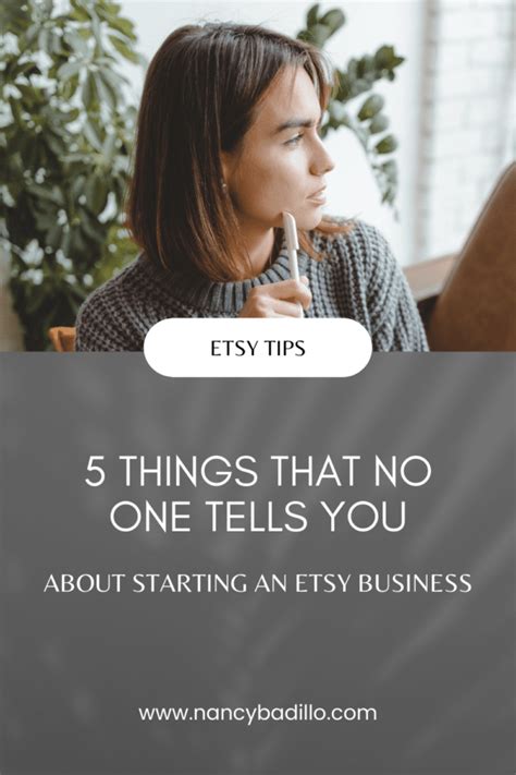 Etsy Shop For Beginners Nancy Badillo