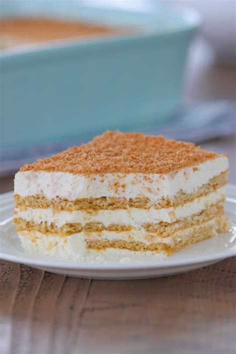 Graham Cracker Cake No Bake 5 Ingredients Olgas Flavor Factory