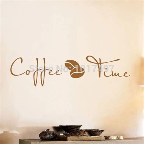 Coffee Wall Art Decal Sticker , vinyl coffee wall stickers for coffee ...