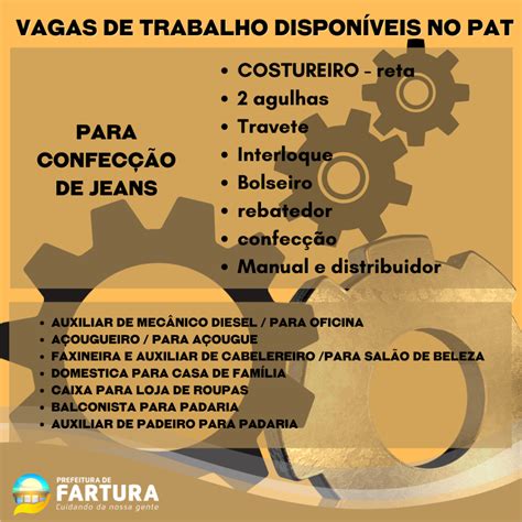 PAT Fartura Empregos Prefeitura CuidandoDaNossaGente