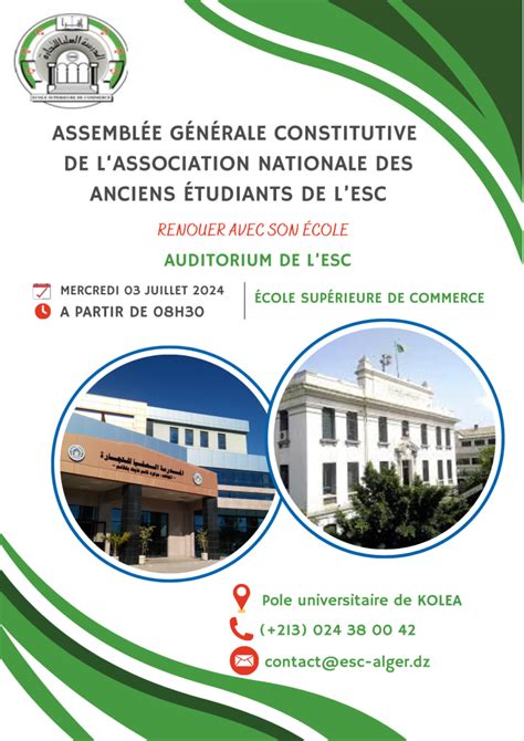 Assemblée Générale Constitutive de lAssociation Nationale des Anciens