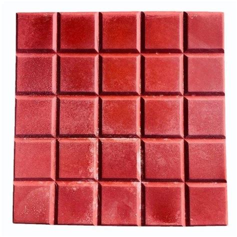 Red Chequered Cement Parking Tile At Rs 42 Sq Ft Cement Plants In