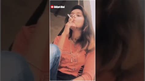 Indian Girl Smoking Sigret🚬cigarette Smoking🚬cute Indian Girl Smoking