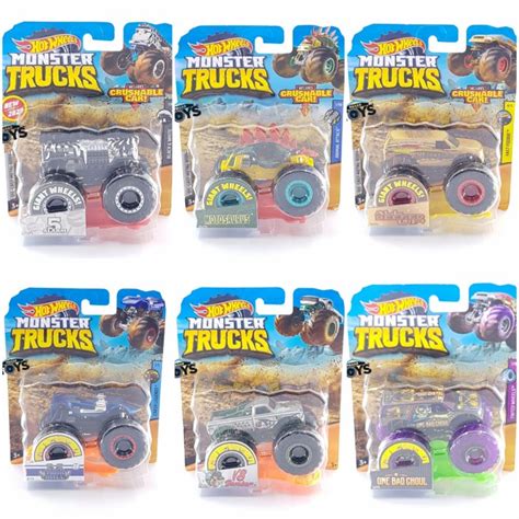 MATTEL HOTWHEELS HOT WHEELS 風火輪風火輪怪物卡車 1 64 原裝美泰 蝦皮購物