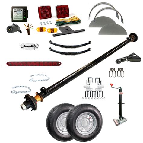 5200 Lb Tk Single Axle Trailer Parts Kit 5 2k Capacity Ld Complete Original Series The