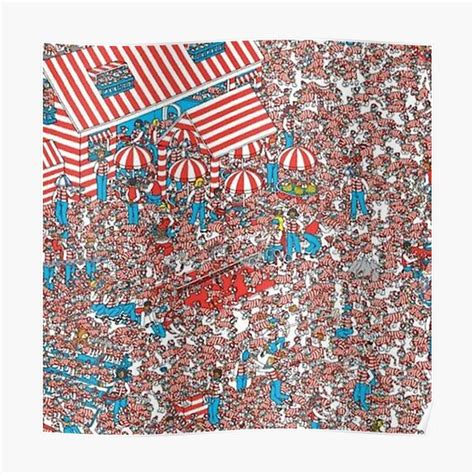 Where's Wally - Find Wally Book - Part XIII Premium Matte Vertical Poster Designed & Sold By ...