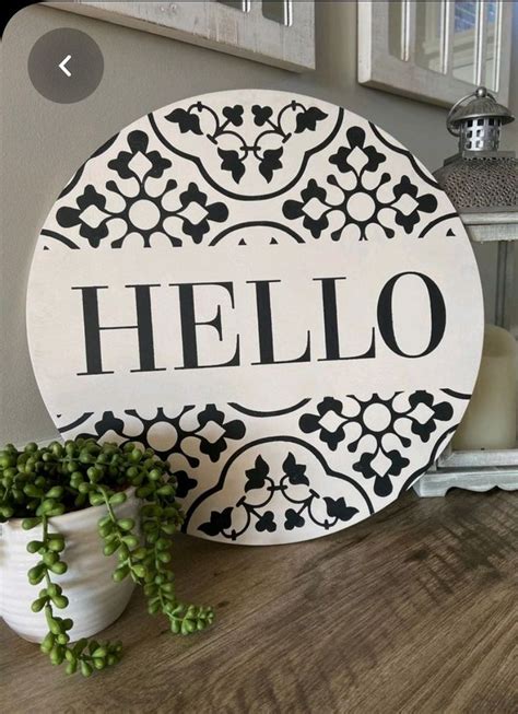 Pin by Nickee Aldana on silhouette stuff: door hangers | Wooden signs diy, Door signs diy ...