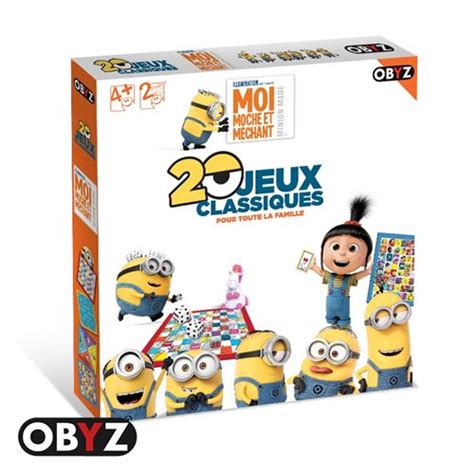 Jeu De Plateau Obyz Minions 20 Jeux Classiques Jeux Classiques