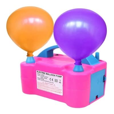 GENERICO Inflador De Globos Eléctrico Con 2 Inyectores MC01321