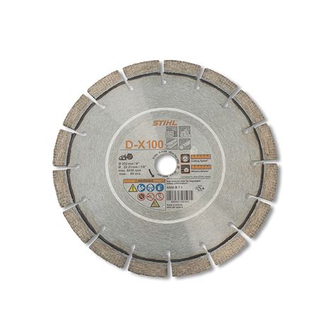 Stihl D X 100 Diamond Wheel For Hard Stone Concrete Premium Grade Cut