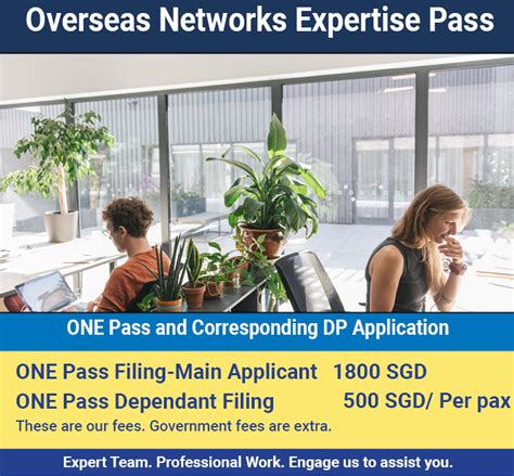 Singapore ONE Pass Complete Guide Overseas Network And Expertise