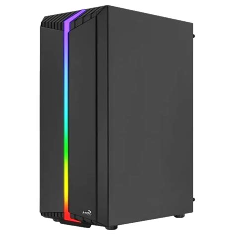 Gabinete Aerocool Bionic G BK V2 ATX Sin Fuente Vidrio Templado 1