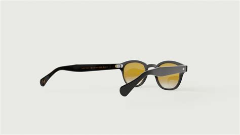 D Model Moscot Lemtosh Black With Custom Made Tints Glasses Vto Vr