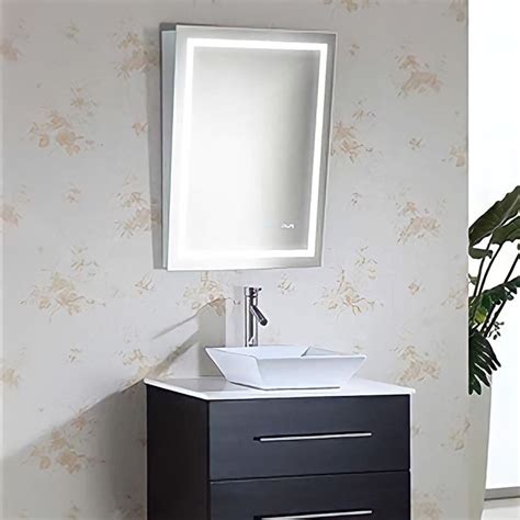 Adjustable Led Ada Bathroom Mirror Ada Fixed Tilt Mirror Liteharbor