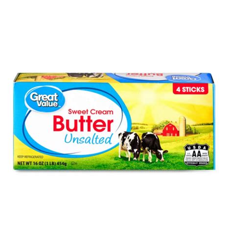 Create A Great Value Sweet Cream Unsalted Butter 16 Oz Tier List