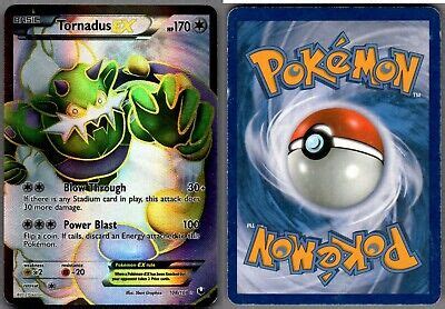 Pokemon Dark Explorers Tornadus Ex Full Art Holo