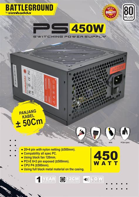 Power Supply Simbadda Watt Lazada Indonesia